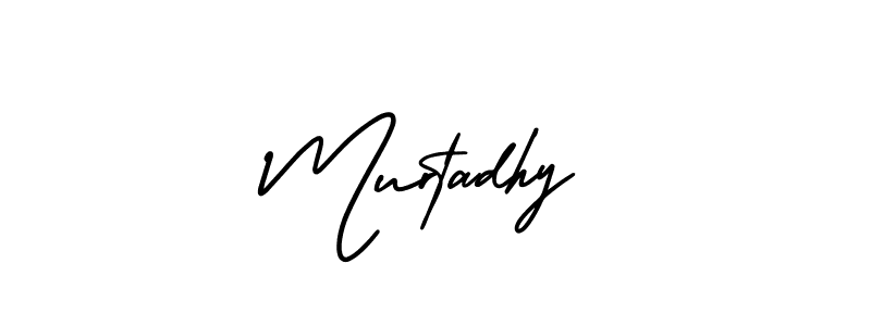 This is the best signature style for the Murtadhy name. Also you like these signature font (AmerikaSignatureDemo-Regular). Mix name signature. Murtadhy signature style 3 images and pictures png