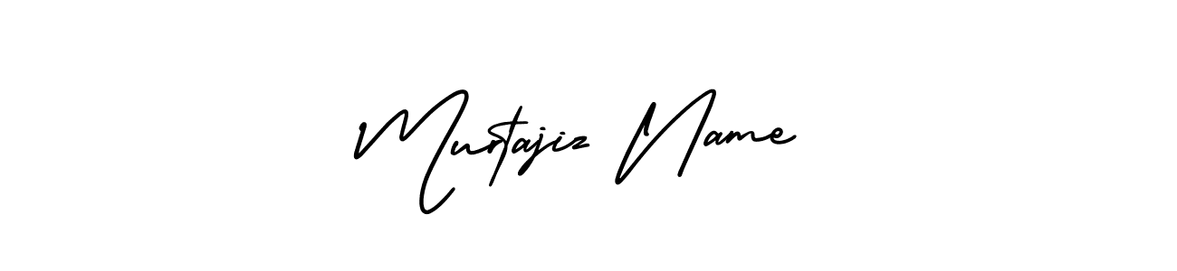 Make a beautiful signature design for name Murtajiz Name. With this signature (AmerikaSignatureDemo-Regular) style, you can create a handwritten signature for free. Murtajiz Name signature style 3 images and pictures png