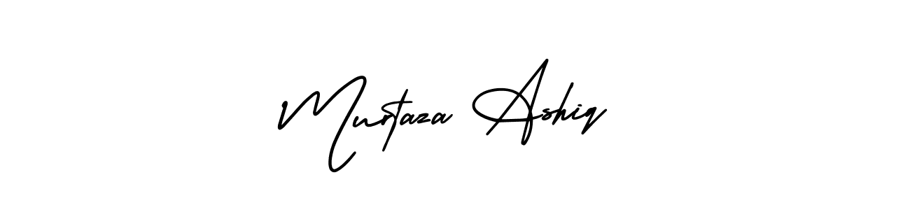 Make a beautiful signature design for name Murtaza Ashiq. With this signature (AmerikaSignatureDemo-Regular) style, you can create a handwritten signature for free. Murtaza Ashiq signature style 3 images and pictures png