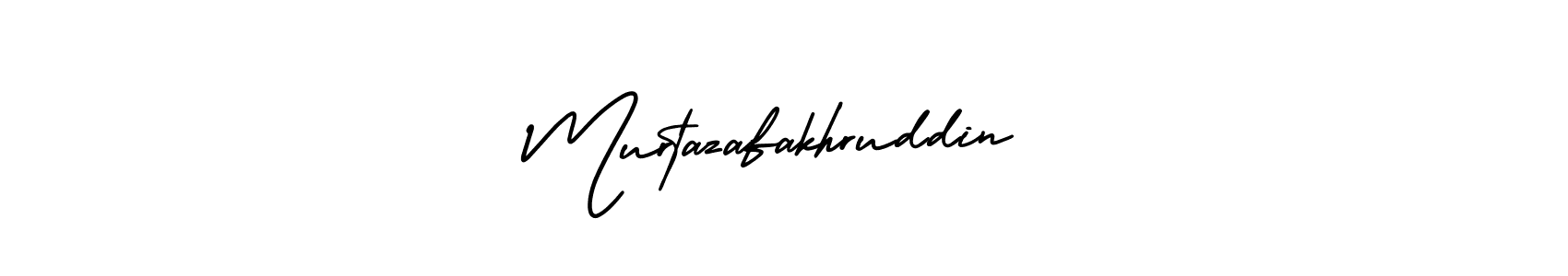 Design your own signature with our free online signature maker. With this signature software, you can create a handwritten (AmerikaSignatureDemo-Regular) signature for name Murtazafakhruddin. Murtazafakhruddin signature style 3 images and pictures png