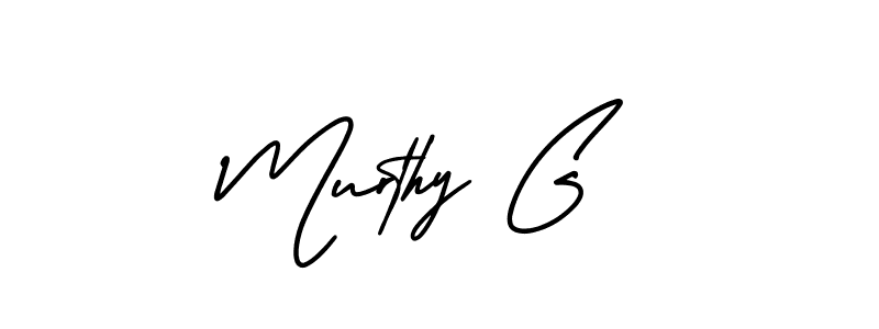 You should practise on your own different ways (AmerikaSignatureDemo-Regular) to write your name (Murthy G) in signature. don't let someone else do it for you. Murthy G signature style 3 images and pictures png