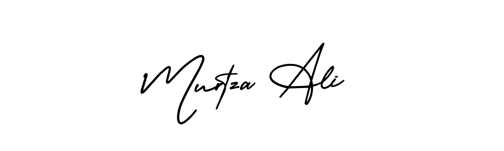 How to Draw Murtza Ali signature style? AmerikaSignatureDemo-Regular is a latest design signature styles for name Murtza Ali. Murtza Ali signature style 3 images and pictures png