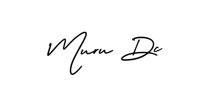 Also You can easily find your signature by using the search form. We will create Muru Dc name handwritten signature images for you free of cost using AmerikaSignatureDemo-Regular sign style. Muru Dc signature style 3 images and pictures png