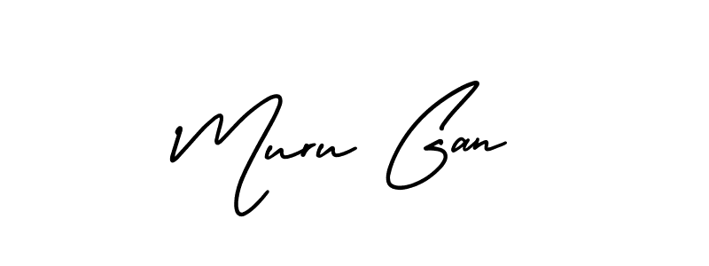 if you are searching for the best signature style for your name Muru Gan. so please give up your signature search. here we have designed multiple signature styles  using AmerikaSignatureDemo-Regular. Muru Gan signature style 3 images and pictures png