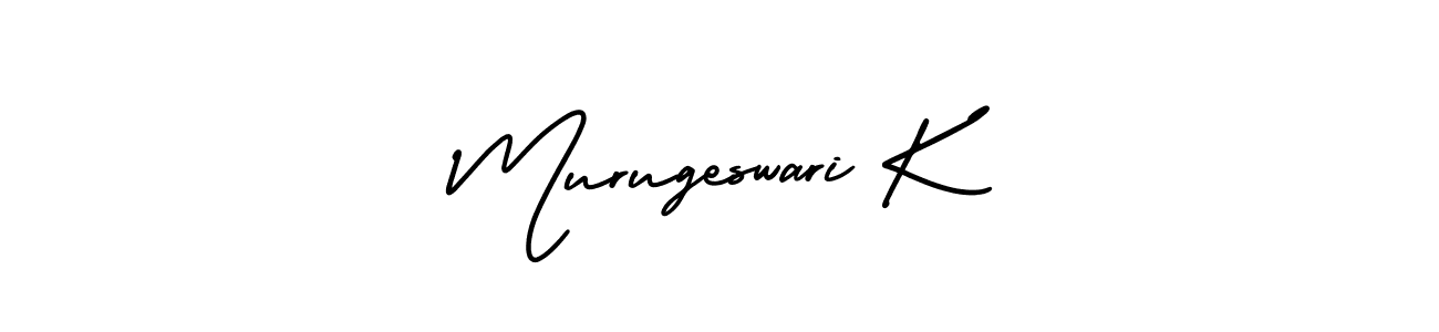 Make a short Murugeswari K signature style. Manage your documents anywhere anytime using AmerikaSignatureDemo-Regular. Create and add eSignatures, submit forms, share and send files easily. Murugeswari K signature style 3 images and pictures png