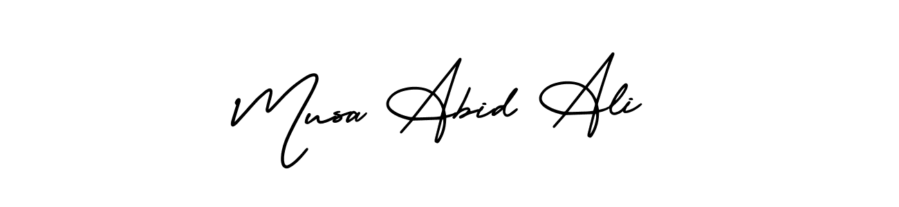 See photos of Musa Abid Ali official signature by Spectra . Check more albums & portfolios. Read reviews & check more about AmerikaSignatureDemo-Regular font. Musa Abid Ali signature style 3 images and pictures png