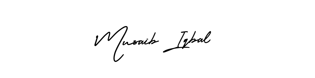 It looks lik you need a new signature style for name Musaib Iqbal. Design unique handwritten (AmerikaSignatureDemo-Regular) signature with our free signature maker in just a few clicks. Musaib Iqbal signature style 3 images and pictures png