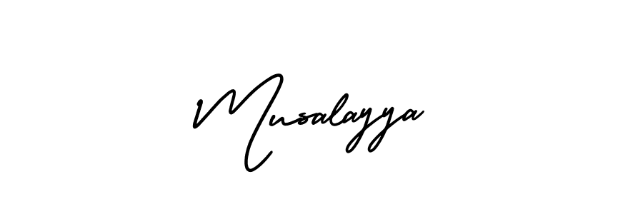 Also we have Musalayya name is the best signature style. Create professional handwritten signature collection using AmerikaSignatureDemo-Regular autograph style. Musalayya signature style 3 images and pictures png