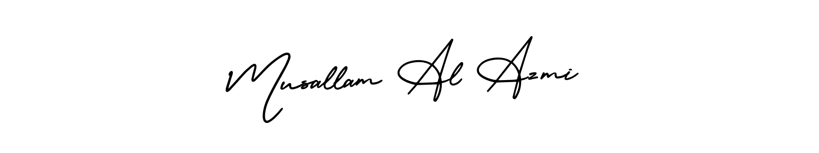 Make a beautiful signature design for name Musallam Al Azmi. With this signature (AmerikaSignatureDemo-Regular) style, you can create a handwritten signature for free. Musallam Al Azmi signature style 3 images and pictures png