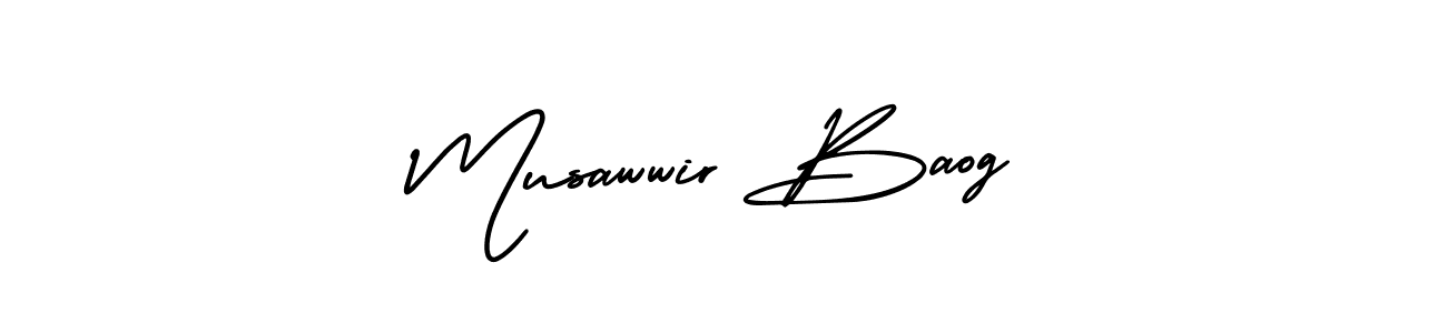 It looks lik you need a new signature style for name Musawwir Baog. Design unique handwritten (AmerikaSignatureDemo-Regular) signature with our free signature maker in just a few clicks. Musawwir Baog signature style 3 images and pictures png