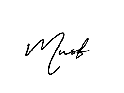 Use a signature maker to create a handwritten signature online. With this signature software, you can design (AmerikaSignatureDemo-Regular) your own signature for name Musf. Musf signature style 3 images and pictures png