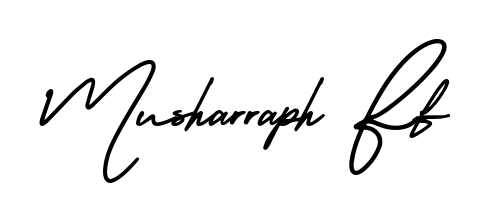 Discover the perfect balance of readability and style for Musharraph Ff with AmerikaSignatureDemo-Regular font. Create your dream signature today. Musharraph Ff signature style 3 images and pictures png