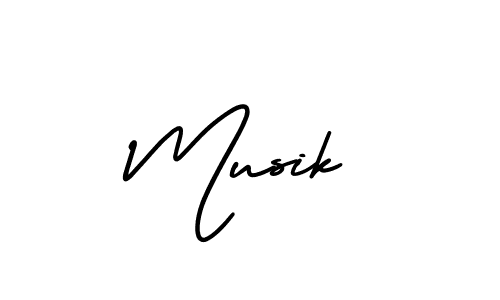 Use a signature maker to create a handwritten signature online. With this signature software, you can design (AmerikaSignatureDemo-Regular) your own signature for name Musik. Musik signature style 3 images and pictures png