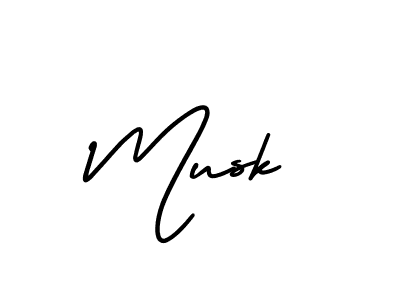 Create a beautiful signature design for name Musk. With this signature (AmerikaSignatureDemo-Regular) fonts, you can make a handwritten signature for free. Musk signature style 3 images and pictures png
