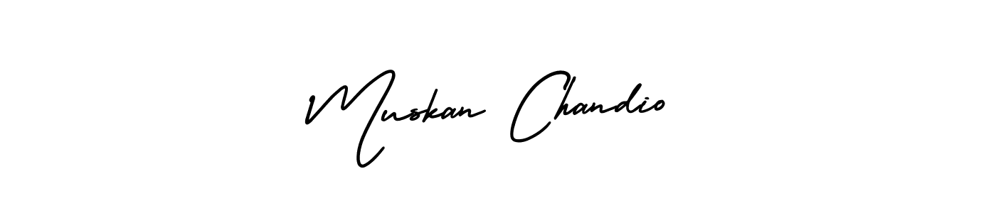 How to make Muskan Chandio signature? AmerikaSignatureDemo-Regular is a professional autograph style. Create handwritten signature for Muskan Chandio name. Muskan Chandio signature style 3 images and pictures png