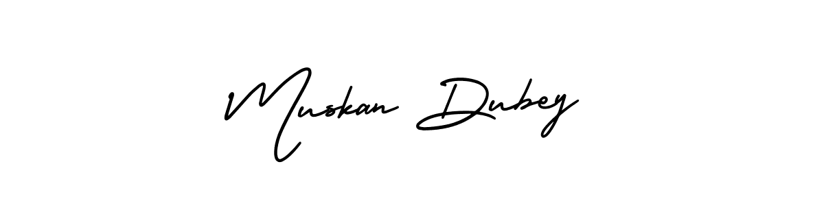 Make a beautiful signature design for name Muskan Dubey. With this signature (AmerikaSignatureDemo-Regular) style, you can create a handwritten signature for free. Muskan Dubey signature style 3 images and pictures png