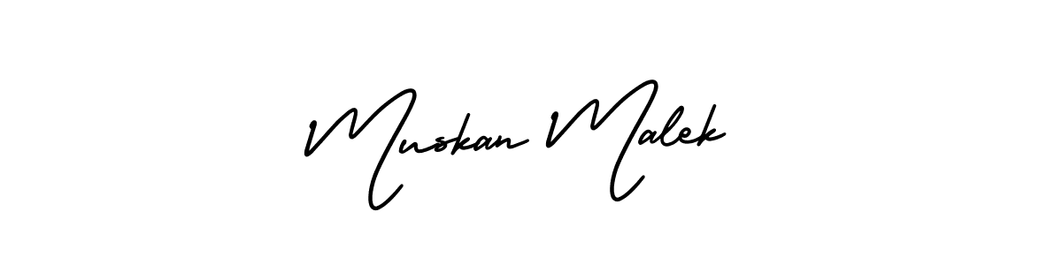 How to Draw Muskan Malek signature style? AmerikaSignatureDemo-Regular is a latest design signature styles for name Muskan Malek. Muskan Malek signature style 3 images and pictures png