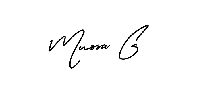 Best and Professional Signature Style for Mussa G. AmerikaSignatureDemo-Regular Best Signature Style Collection. Mussa G signature style 3 images and pictures png