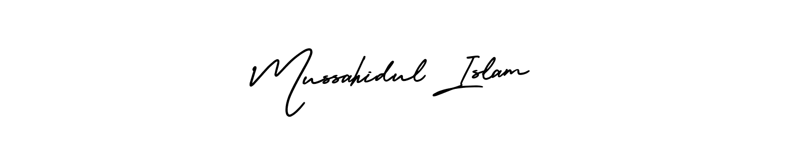 Make a beautiful signature design for name Mussahidul Islam. Use this online signature maker to create a handwritten signature for free. Mussahidul Islam signature style 3 images and pictures png