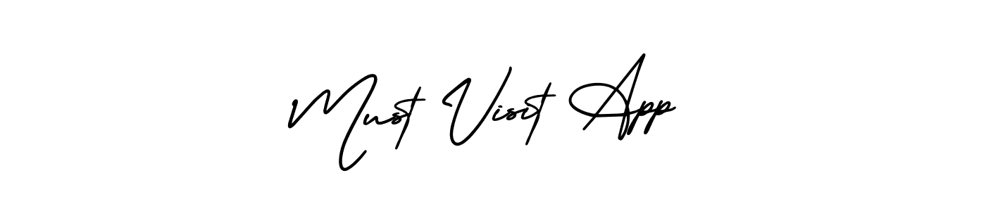 See photos of Must Visit App official signature by Spectra . Check more albums & portfolios. Read reviews & check more about AmerikaSignatureDemo-Regular font. Must Visit App signature style 3 images and pictures png