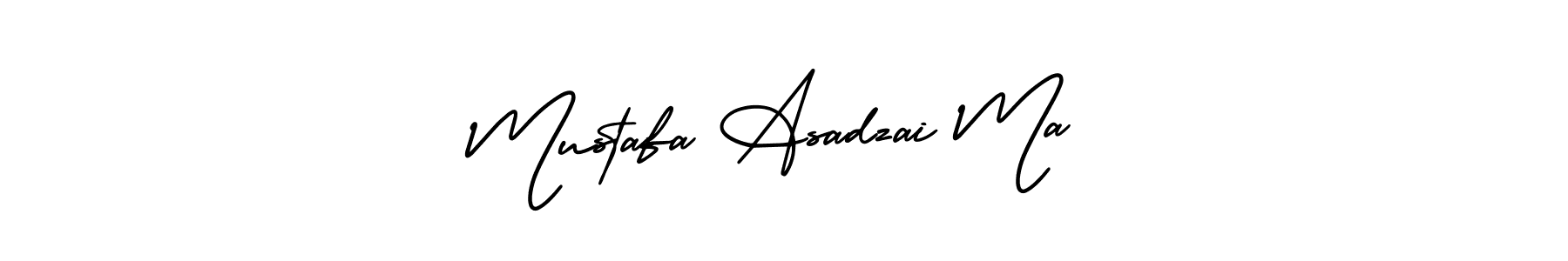 It looks lik you need a new signature style for name Mustafa Asadzai Ma. Design unique handwritten (AmerikaSignatureDemo-Regular) signature with our free signature maker in just a few clicks. Mustafa Asadzai Ma signature style 3 images and pictures png