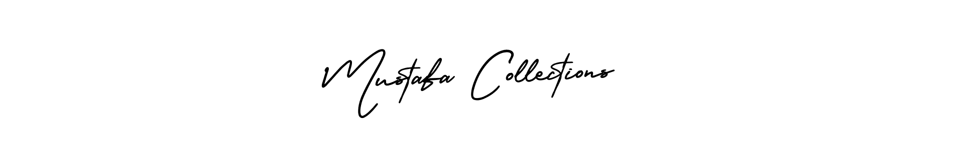 Design your own signature with our free online signature maker. With this signature software, you can create a handwritten (AmerikaSignatureDemo-Regular) signature for name Mustafa Collections. Mustafa Collections signature style 3 images and pictures png