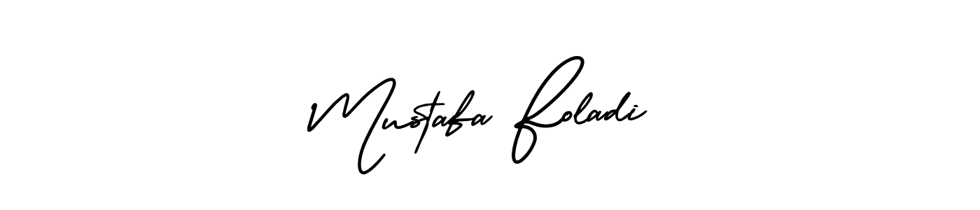 Make a short Mustafa Foladi signature style. Manage your documents anywhere anytime using AmerikaSignatureDemo-Regular. Create and add eSignatures, submit forms, share and send files easily. Mustafa Foladi signature style 3 images and pictures png