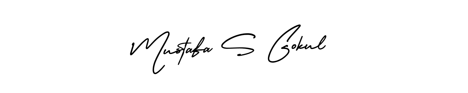 Similarly AmerikaSignatureDemo-Regular is the best handwritten signature design. Signature creator online .You can use it as an online autograph creator for name Mustafa S Gokul. Mustafa S Gokul signature style 3 images and pictures png