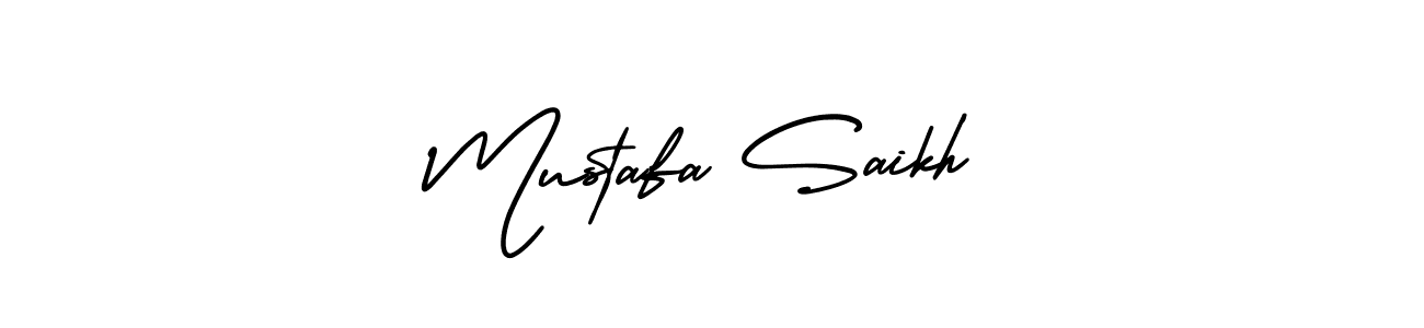 Similarly AmerikaSignatureDemo-Regular is the best handwritten signature design. Signature creator online .You can use it as an online autograph creator for name Mustafa Saikh. Mustafa Saikh signature style 3 images and pictures png