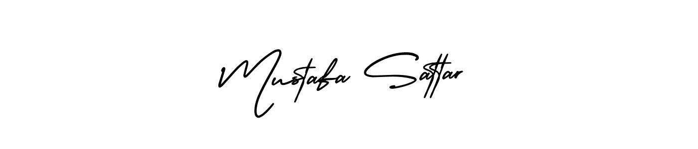 Design your own signature with our free online signature maker. With this signature software, you can create a handwritten (AmerikaSignatureDemo-Regular) signature for name Mustafa Sattar. Mustafa Sattar signature style 3 images and pictures png