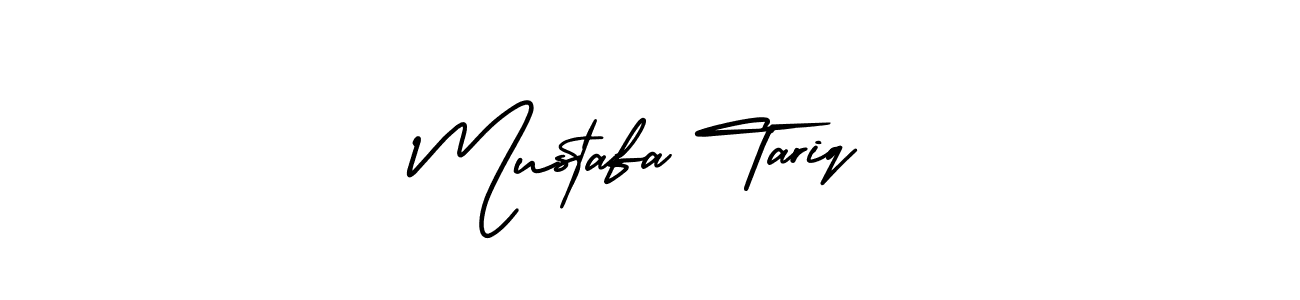 AmerikaSignatureDemo-Regular is a professional signature style that is perfect for those who want to add a touch of class to their signature. It is also a great choice for those who want to make their signature more unique. Get Mustafa Tariq name to fancy signature for free. Mustafa Tariq signature style 3 images and pictures png