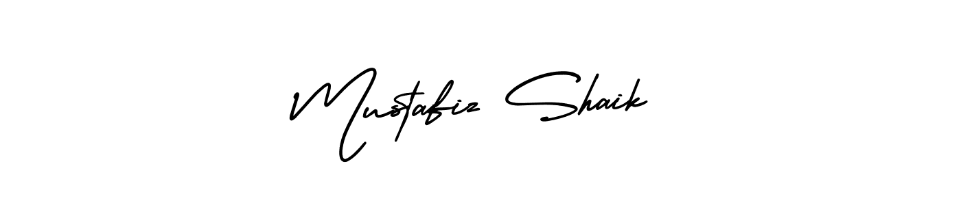 Also You can easily find your signature by using the search form. We will create Mustafiz Shaik name handwritten signature images for you free of cost using AmerikaSignatureDemo-Regular sign style. Mustafiz Shaik signature style 3 images and pictures png