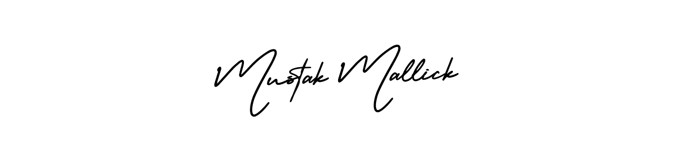 Best and Professional Signature Style for Mustak Mallick. AmerikaSignatureDemo-Regular Best Signature Style Collection. Mustak Mallick signature style 3 images and pictures png