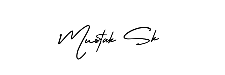 Also You can easily find your signature by using the search form. We will create Mustak Sk name handwritten signature images for you free of cost using AmerikaSignatureDemo-Regular sign style. Mustak Sk signature style 3 images and pictures png