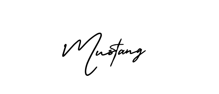 You should practise on your own different ways (AmerikaSignatureDemo-Regular) to write your name (Mustang) in signature. don't let someone else do it for you. Mustang signature style 3 images and pictures png