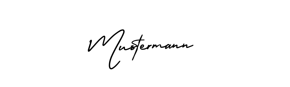 Design your own signature with our free online signature maker. With this signature software, you can create a handwritten (AmerikaSignatureDemo-Regular) signature for name Mustermann. Mustermann signature style 3 images and pictures png
