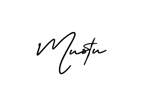 Make a beautiful signature design for name Mustu. With this signature (AmerikaSignatureDemo-Regular) style, you can create a handwritten signature for free. Mustu signature style 3 images and pictures png