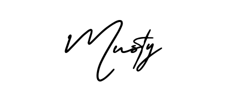 Style your name Musty with confidence using AmerikaSignatureDemo-Regular signature design. Simple, elegant, and ready for immediate document use. Musty signature style 3 images and pictures png