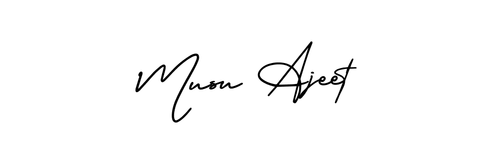 Make a short Musu Ajeet signature style. Manage your documents anywhere anytime using AmerikaSignatureDemo-Regular. Create and add eSignatures, submit forms, share and send files easily. Musu Ajeet signature style 3 images and pictures png