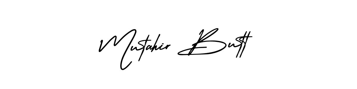 Make a beautiful signature design for name Mutahir Butt. Use this online signature maker to create a handwritten signature for free. Mutahir Butt signature style 3 images and pictures png