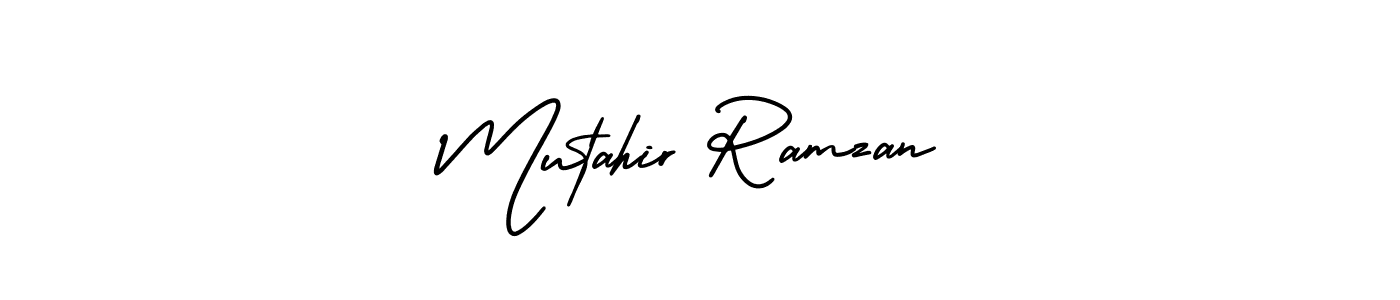 Best and Professional Signature Style for Mutahir Ramzan. AmerikaSignatureDemo-Regular Best Signature Style Collection. Mutahir Ramzan signature style 3 images and pictures png