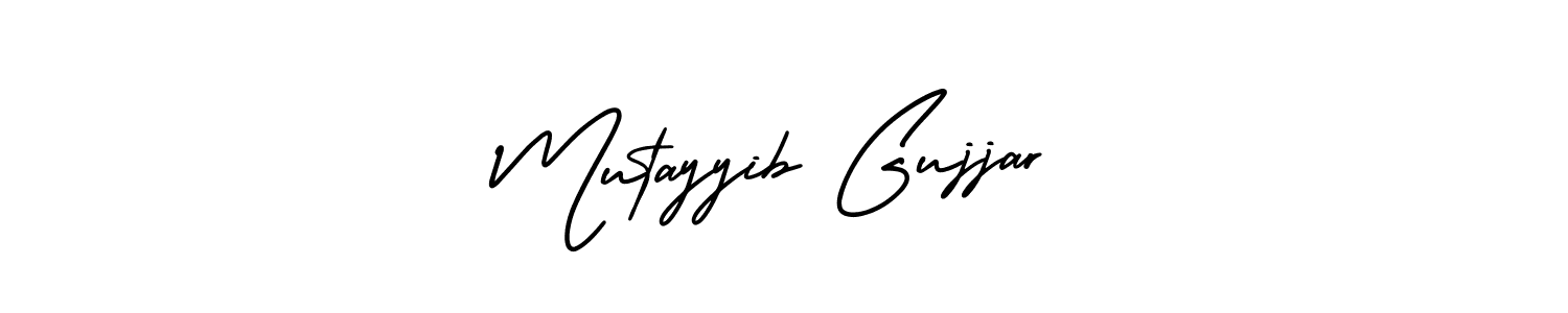 You can use this online signature creator to create a handwritten signature for the name Mutayyib Gujjar. This is the best online autograph maker. Mutayyib Gujjar signature style 3 images and pictures png