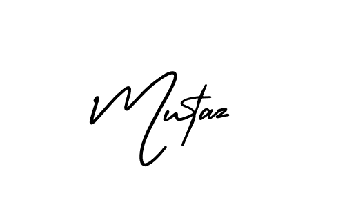 How to make Mutaz signature? AmerikaSignatureDemo-Regular is a professional autograph style. Create handwritten signature for Mutaz name. Mutaz signature style 3 images and pictures png