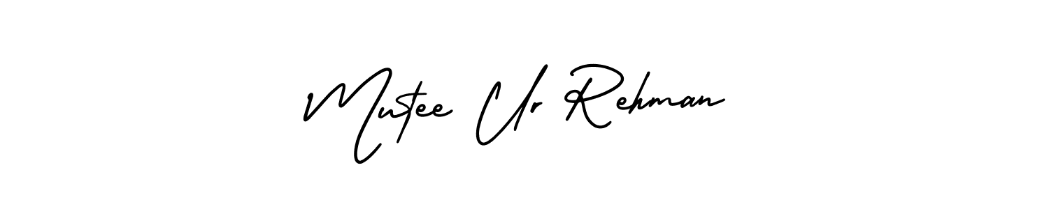 Make a beautiful signature design for name Mutee Ur Rehman. Use this online signature maker to create a handwritten signature for free. Mutee Ur Rehman signature style 3 images and pictures png