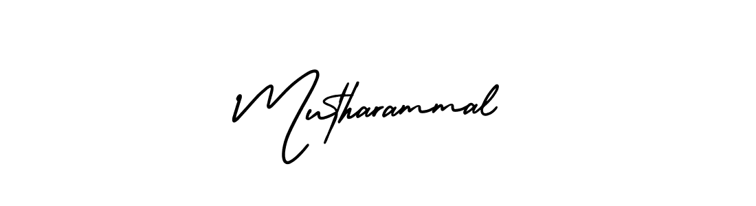 Use a signature maker to create a handwritten signature online. With this signature software, you can design (AmerikaSignatureDemo-Regular) your own signature for name Mutharammal. Mutharammal signature style 3 images and pictures png
