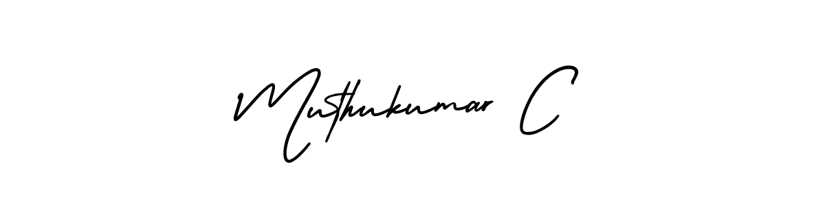 Design your own signature with our free online signature maker. With this signature software, you can create a handwritten (AmerikaSignatureDemo-Regular) signature for name Muthukumar C. Muthukumar C signature style 3 images and pictures png