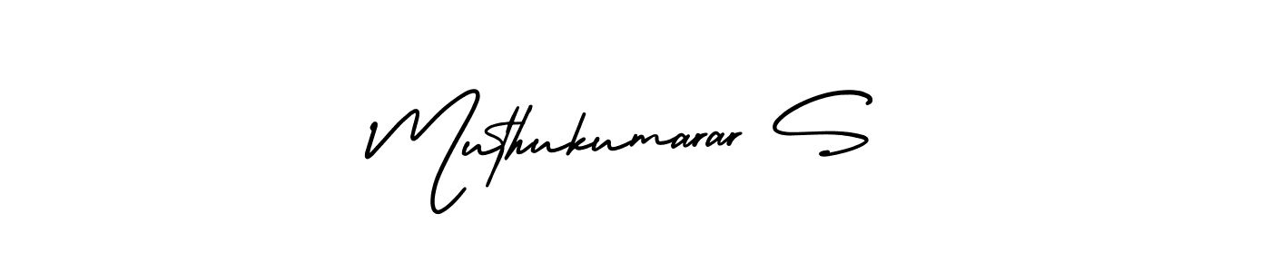 It looks lik you need a new signature style for name Muthukumarar S. Design unique handwritten (AmerikaSignatureDemo-Regular) signature with our free signature maker in just a few clicks. Muthukumarar S signature style 3 images and pictures png