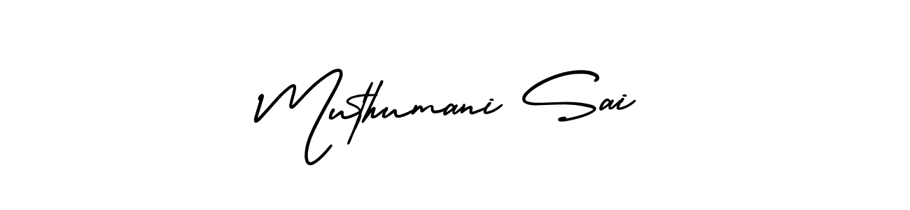 Best and Professional Signature Style for Muthumani Sai. AmerikaSignatureDemo-Regular Best Signature Style Collection. Muthumani Sai signature style 3 images and pictures png