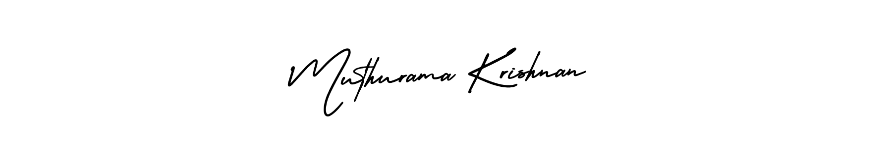 Also we have Muthurama Krishnan name is the best signature style. Create professional handwritten signature collection using AmerikaSignatureDemo-Regular autograph style. Muthurama Krishnan signature style 3 images and pictures png