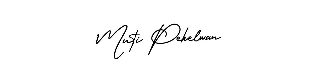 Create a beautiful signature design for name Muti Pehelwan. With this signature (AmerikaSignatureDemo-Regular) fonts, you can make a handwritten signature for free. Muti Pehelwan signature style 3 images and pictures png
